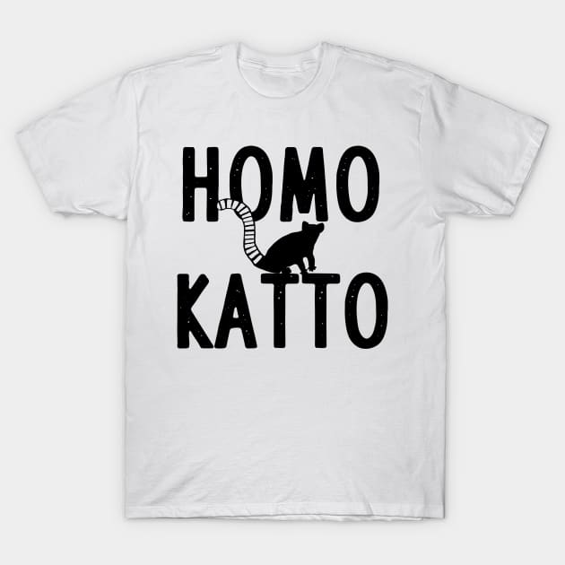 Homo ring-tailed ring-tailed kattas design costume human love T-Shirt by FindYourFavouriteDesign